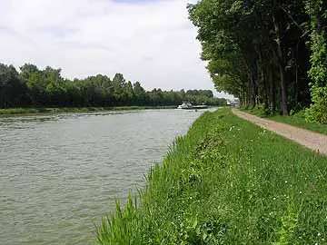 Mittellandkanal (MLK) (Bramsche) – Kanal Richtung Westen