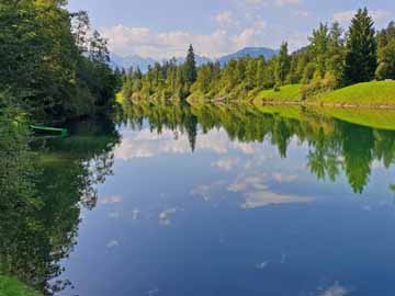 Auwaldsee – Seepanorama im August 2021