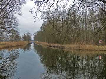 Rhin – Blick Richtung Brücke Dammkrug / Fehrbellin