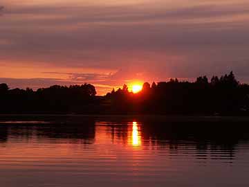 Cramoner See – Sonnenuntergang über dem Cramoner See
