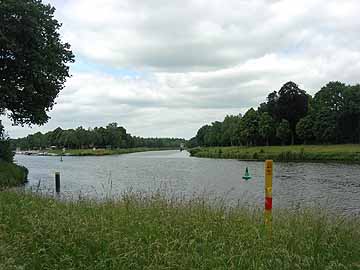 Dortmund-Ems-Kanal (DEK) – Abzweig des DEK aus der Mittelems