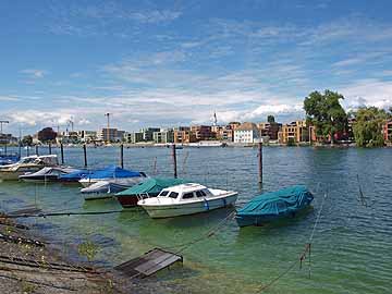 Rhein – Seerhein unterhalb der Fahrradbrücke