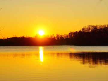 Hurstsee – Sonnenuntergang am Hurstsee
