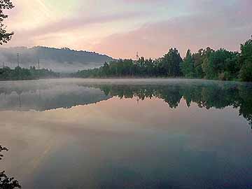 Klostersee Triefenstein – Klostersee bei Sonnenaufgang