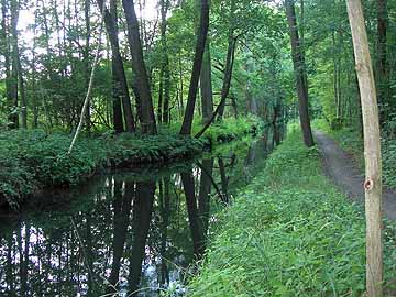 Rollkanal – Rollkanal aufwärts Richtung Wotschowska