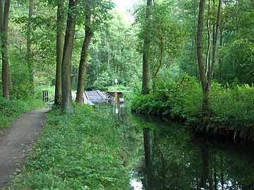 Rollkanal – unterhalb der Rollenbahn