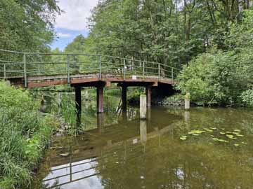 Kagarbach – Brücke unterhalb des Kagarsees