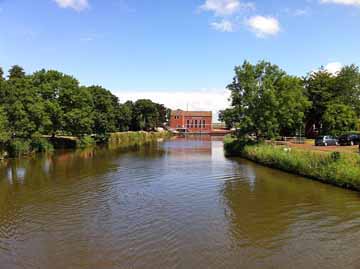 Altes Greetsieler Sieltief – Blick Richtung Schöpfwerk Greetsiel