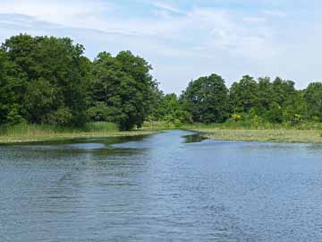 Gleuenfließ – Mündungsbereich im Norden des Bruchsees