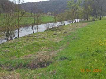 Fränkische Saale – Blick flussabwärts