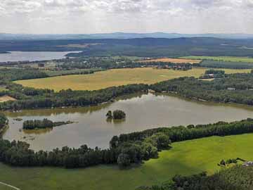 Großteich See – der Großteich Angelteich von oben