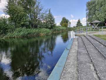 Hafen Linum – Blick in den Amtmannskanal