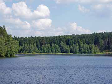 Vorsperre Werda – Aufnahme von der Staumauer