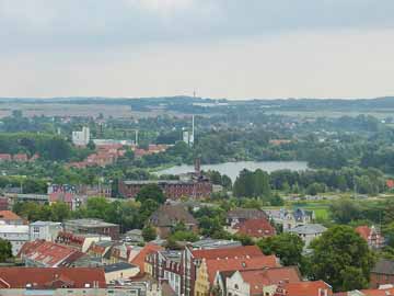 Mühlenteich Wismar – nördlicher Teil des Mühlenteichs