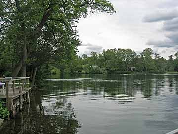 Edebergsee – nördlicher Seebereich, Blick vom Anleger