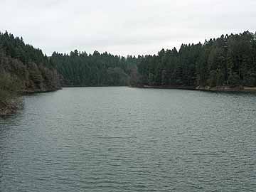 Sengbachtalsperre – Blick von der Staumauer