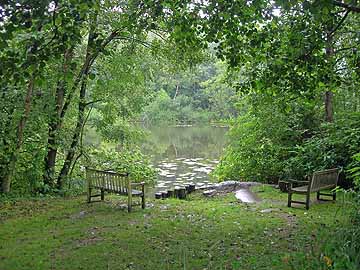 Schloßsee – Blick vom Ostufer Höhe Schloßhof