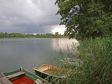 Ruschweiler See – Blick in den westlichen Teil des Sees