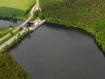 Blaibacher See – Kraftwerk Pulling im Norden des Sees