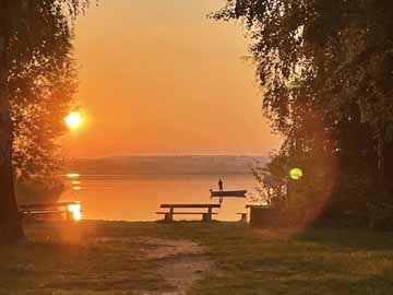 Oberuckersee – Abendstimmung im September 2021