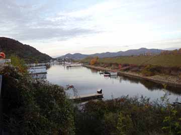 Hafen Oberwinter – Blick vom südlichen Hafenende
