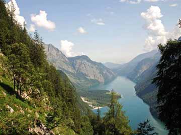 Königssee – Blick von Süden über den Königssee