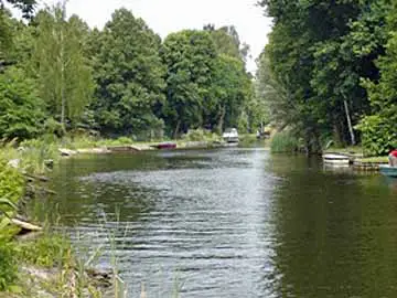 Storkower Kanal – oberhalb der Kummersdorfer Schleuse