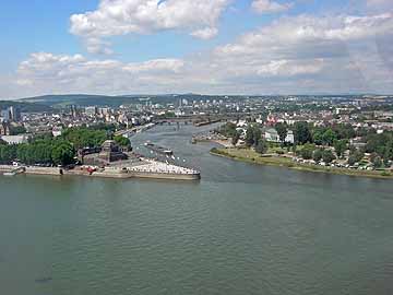 Mosel – Mündung in den Rhein / Deutsches Eck