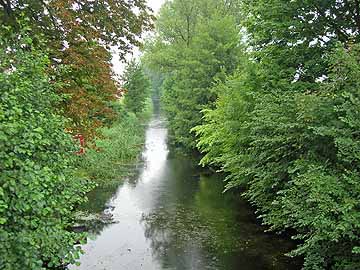 Galluner Kanal – Brücke Schöneiche / Gallun flussabwärts