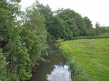 Eider – oberhalb Brücke Eiderkamp