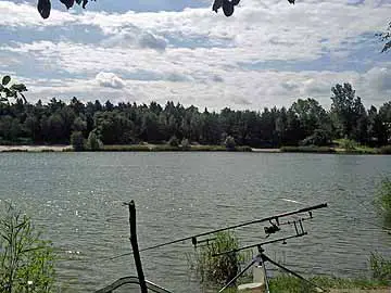 Badesee Sachsendorf – Uferpanorama Sachsendorfer See
