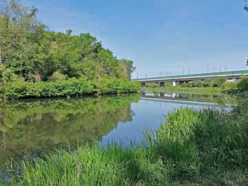 Saale – die Saale bei Schkopau