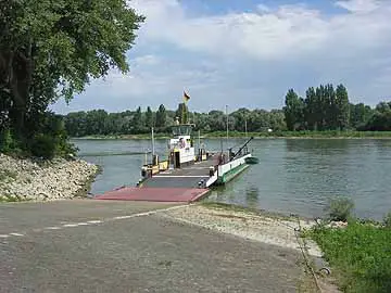 Rhein – Fähre Brühl, linksrheinisch