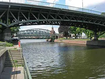 Klughafen – Burgtor- und Hubbrücke am nördl. Hafenende