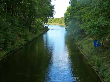 Müritz-Havel-Wasserstraße (MHW) – Blick Richtung Vilzsee