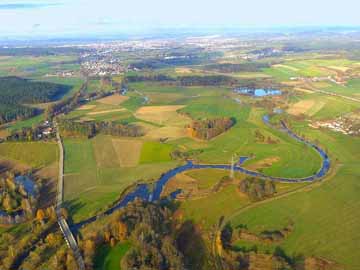 Waldnaab – Naab nördlich Unterwildenau, Blick flussaufwärts