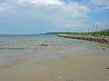 Ostsee (SH) – Höhe Mürwick Blick Richtung Glücksburg