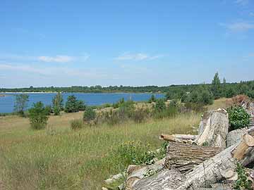 Lichtenauer See – Blick vom Westufer des Sees