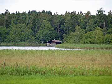 Schreckensee – Hütte im Nordwesten des Sees