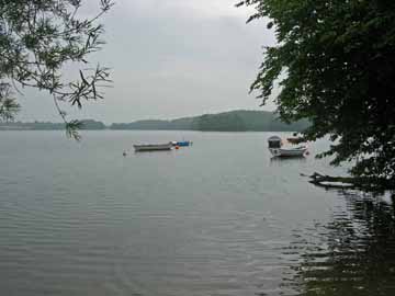 Schöhsee – Angelboote im Süden des Schöhsees