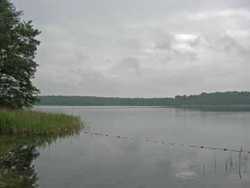 Schluensee – Blick von der Badestelle in den nördlichen Seebereich