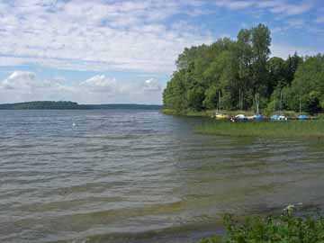 Kellersee – Segelboote am Ostufer Höhe Sielbeck