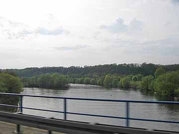 Kemnader Stausee – Einlauf der Ruhr unterhalb der A 43