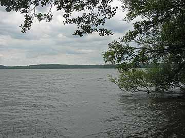 Dobersdorfer See – Blick vom Westufer Richtung Osten