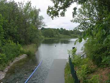 Mühlensee – Einlauf der Schwentine am Südufer des Mühlensees