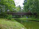 Lindower Rhin – Fußgängerbrücke unterhalb des Gudelacksees