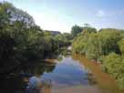 Fulda – Blick von der Fuldabrücke flussaufwärts