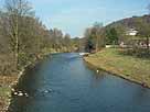 Agger – Brücke Mucher Straße, Blick flussaufwärts