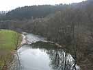 Agger – Brücke Schulzentrum, Blick flussabwärts