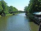 Kanal-Trave – Blick aus Norden auf die Rehderbrücke